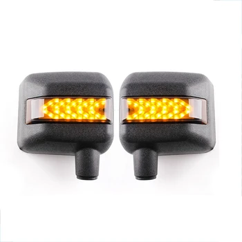 2 BUC LED-uri Retrovizoare Oglinda Laterală de Locuințe Lumina de Semnalizare pentru Jeep Wrangler JK JL perioada 2007-2018