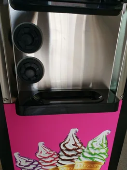 110V/220V automată italiană desktop dulce con moale servi înghețată mașină de vânzare