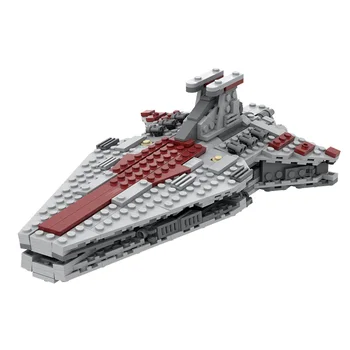 MOC-38313 Republica atac cruiser Jedi Cruiser cărămizi jucării pentru copii sau adulți Stele Venator-clasa Cruiser model blocuri