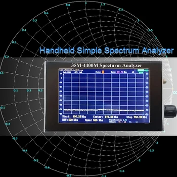 Profesionale Portabile Simplu Analizor de Spectru de Măsurare de Interfon Semnal 35M-4400M 4.3 Inch LCD Ecran